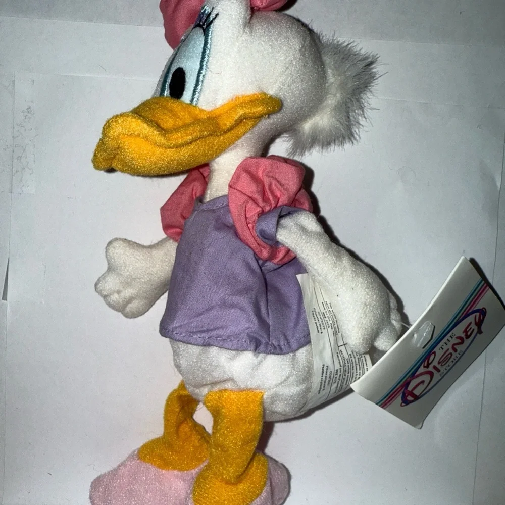 Disney Daisy Duck Plush Bird Toy Pink and Purple